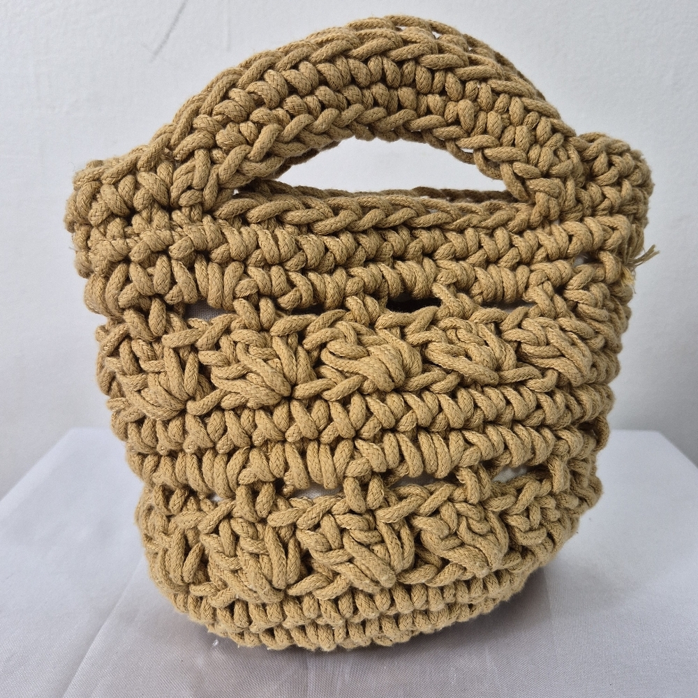Woven Handmade Crochet Hand & Crossbody Bag